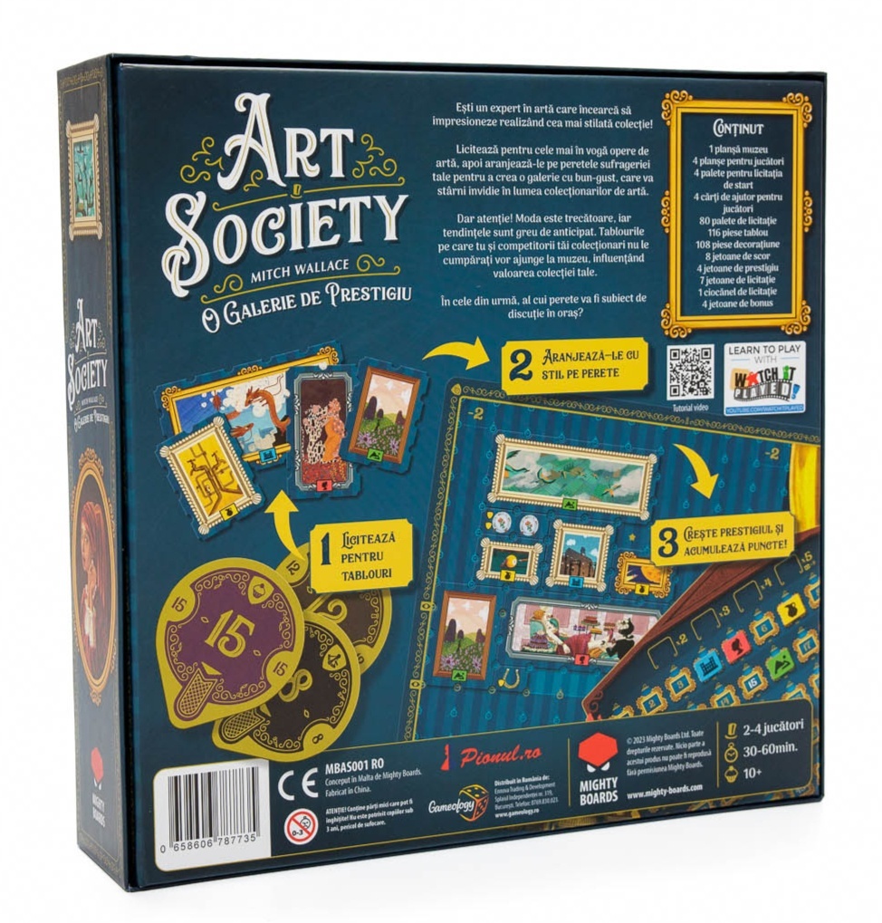 Art Society joc strategie licitatie | Pionul.ro