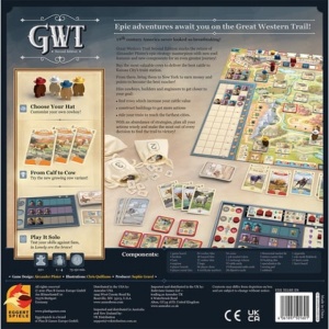 Great Western Trail Second Edition - cutie spate, producator Eggertspiele