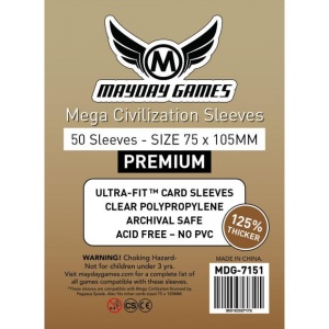Mayday Premium Mega Civilization Sleeves (75 x 105 MM)