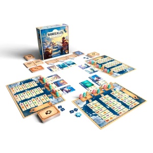 Borealis: Arctic Expeditions, componente 1, producator Lucky Duck Games