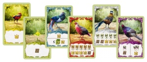 Fancy Feathers, componente, producator Rio Grande Games