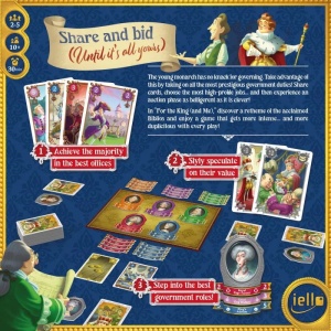 For the King (and Me) board game - cutie spate, producator Iello