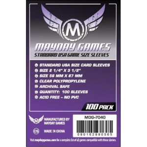 Mayday Standard USA Card Sleeves (56x87mm)