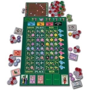 Ready Set Bet board game - componente, producator AEG