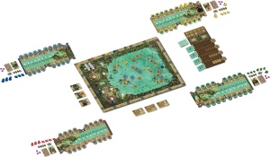 Feya's Swamp board game, componente