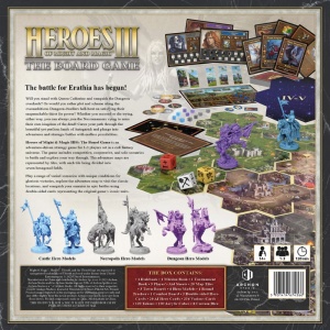Heroes of Might & Magic III: The Board Game - cutie spate, producator Archon Studios