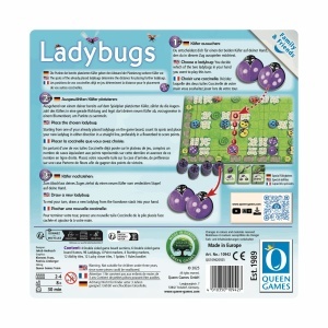 Ladybugs board game, cutie spate, producator Queen Games