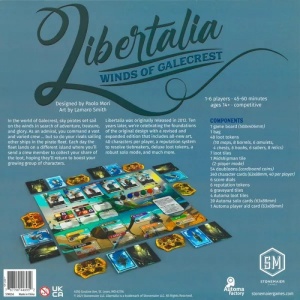 Libertalia: Winds of Galecrest board game - cutie spate, producator Stonemaier Games