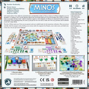 Minos: Dawn of the Bronze Age board game - cutie spate, producator Board & Dice