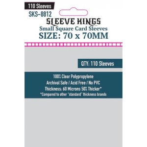 Sleeve Kings Small Square Card Sleeves (70x70mm)
