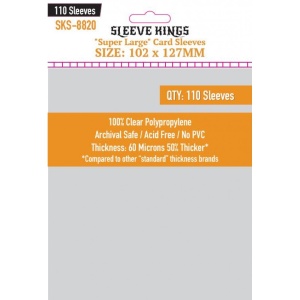 Sleeve Kings Super Large Game Card Sleeves (102x127mm)