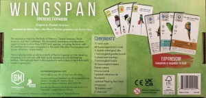 Wingspan: Americas Expansion, cutie spate, producator Stonemaier Games