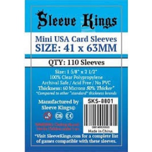 Sleeve Kings Mini USA Card Sleeves (41x63mm)