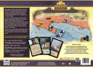1812: The Invasion of Canada, cutie spate, producator Academy Games