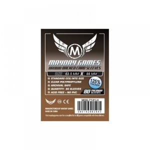 Mayday Premium Card Game Sleeves 63.5x88mm (Brown Backed)