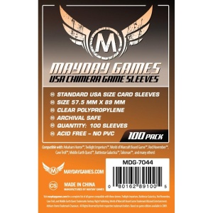Mayday USA Chimera Game Sleeves (100) 57.5 x 89 mm