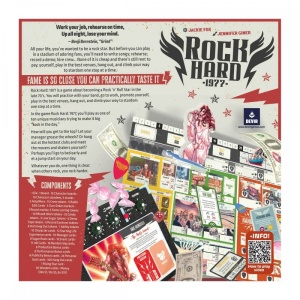 Rock Hard: 1977 board game - cutie spate, producator Devir