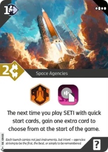 SETI: Space Agencies - Space Agencies Promo Card
