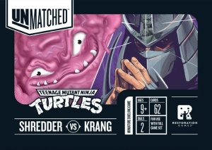 Unmatched Adventures: Teenage Mutant Ninja Turtles - Shredder and Krang, cutie fata, producator Restoration Games/Iello