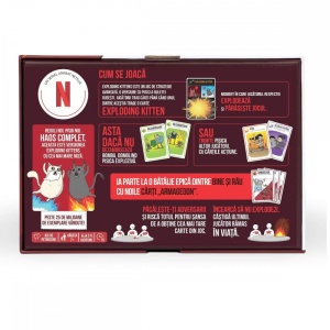 Exploding Kittens: Bine vs Rau - cutie spate