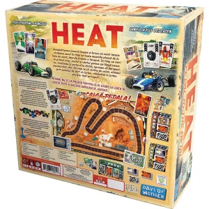 Heat: Pedal to the Metal board game Editia in Limba Romana - cutie spate, producator Days of Wonder