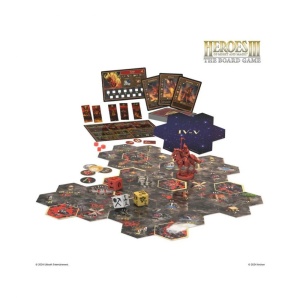 Heroes of Might and Magic III: The Board Game – Inferno Expansion - componente, producator Archon Studios