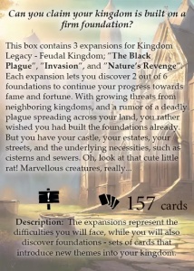 Kingdom Legacy: Feudal Kingdom - Foundations - cutie fata, producator Fryx Games