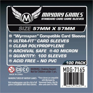 Mayday Wyrmspan Compatible Sleeves 57x57mm