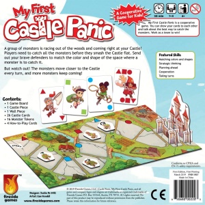 My First Castle Panic board game - cutie spate