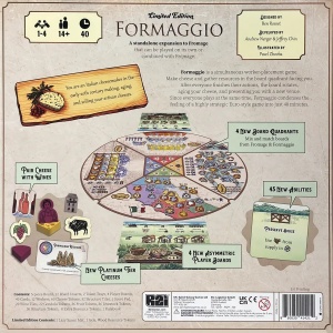 Formaggio board game - cutie spate, producator R2I Games