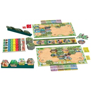 Sanctuary board game - componente, producator Feuerland Spiele