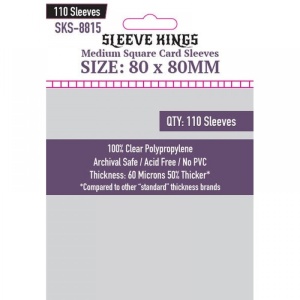 Sleeve Kings Medium Square Card Sleeves (80x80mm)