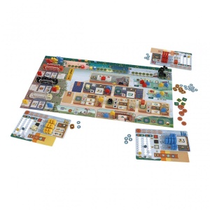 The White Castle board game - setup, producator Devir