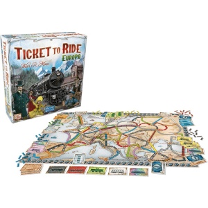 Ticket to Ride: Europa board game - componente, producator Days of Wonder