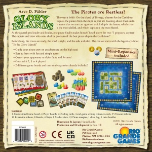 Glory Islands, cutie spate, producator Rio Grande Games