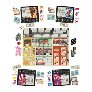 Rock Hard: 1977 board game - componente, producator Devir