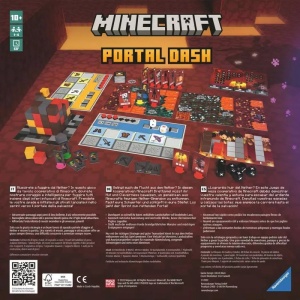 Minecraft: Portal Dash board game - cutie spate, producator Ravensburger