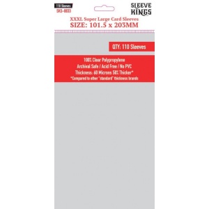 Sleeve Kings XXXL Super Large Game Card Sleeves (101.5x203mm)