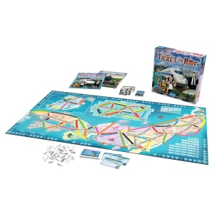 Ticket to Ride Map Collection: Volume 7 – Japan & Italy - setup, producator Days of Wonder