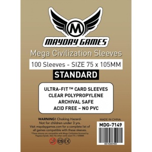 Mayday Mega Civilization Sleeves (75x105mm)