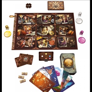 Mysterium Park board game - componente, producator Libellud