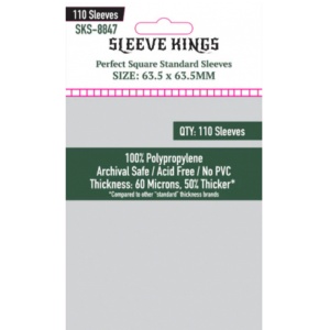 Sleeve Kings Perfect Square Standard Sleeves (63.5x63.5mm)