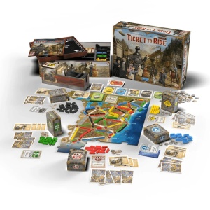 Ticket to Ride Legacy: Legends of the West board game - componente, producator Days of Wonder