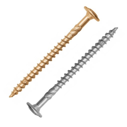 Suruburi autofiletante pentru lemn, cap plat, tip torx, 100 buc, Wkret-met 6x160 mm