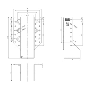 Papuc grinda, Domax, 60x190x75x2,0 mm - Img 4