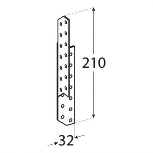 Ancora pana caprior dreapta, Domax, 32x170x2,0 mm - Img 2