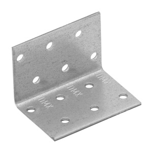 Coltar perforat ranforsat, Domax, 40x40x60x1,5 mm