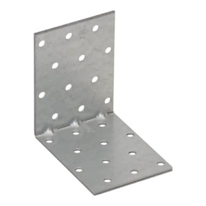 Coltar perforat ranforsat, Domax, 80x80x60x1,5 mm - Img 1