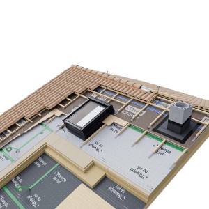 Membrane de difuzie pentru acoperis DO 135, rola 75 mp, Riwega, 1,5x50 m - Img 2