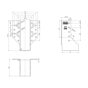 Papuc grinda, Domax, 45x138x75x2,0 mm - Img 4